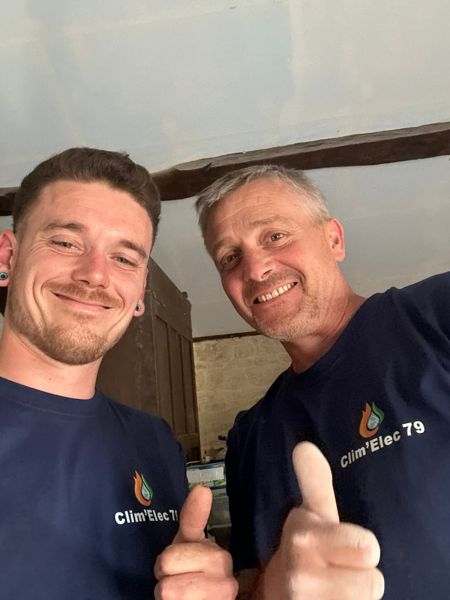 Yves & Julien, fondateurs de ClimElec 79